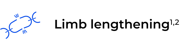 Limb lengthening icon