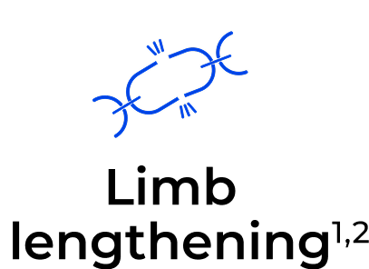 Limb lengthening icon